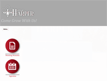 Tablet Screenshot of cityofharper.com